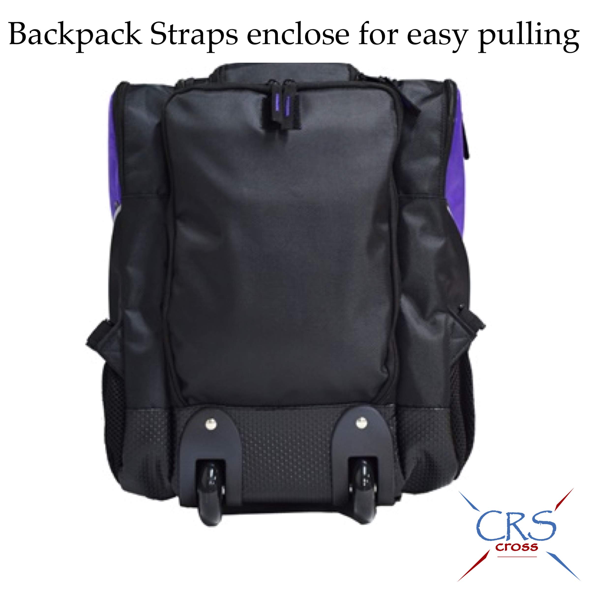 CRS Cross Skate Bag - Backpack converts to Rolling Bag with Wheels